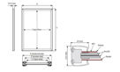MT Displays klip-klap okvirji LED - Smart LEDbox