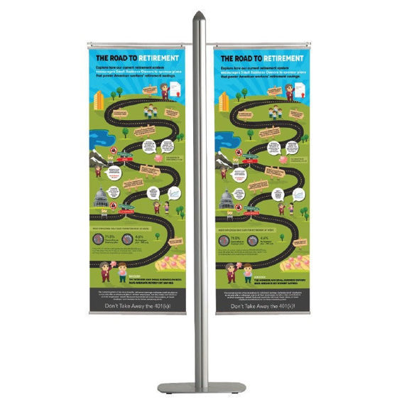 M&T Displays stojalo za plakate - set letvic