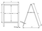 M&T Displays leseno A stojalo 