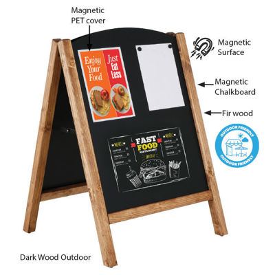 Slika M&T Displays leseno A stojalo 