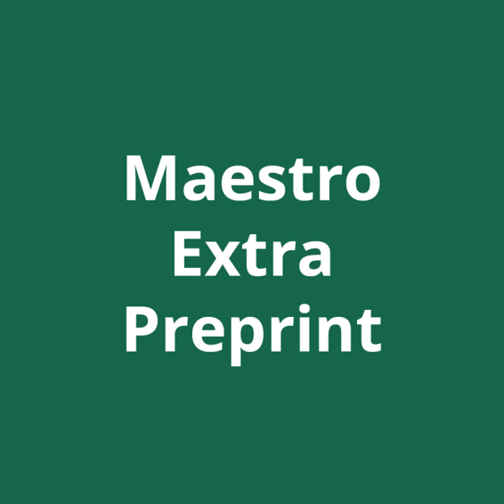 Maestro Extra Preprint