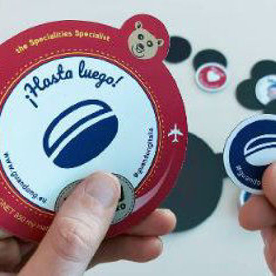 Guandong  rjav samolepilni magnet